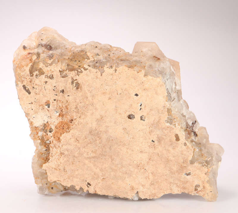 Fluorite on Quartz , Orange River Area, Northern Cape, South Africa