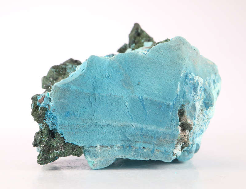 Malachite on Shattuckite, Tantara Mine, DRC