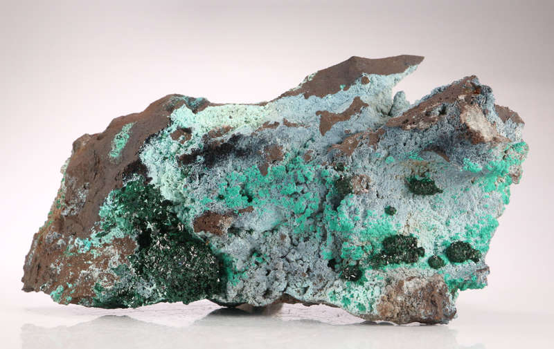 Malachite, Plancheite on Matrix, Lupoto Mine, DR Congo