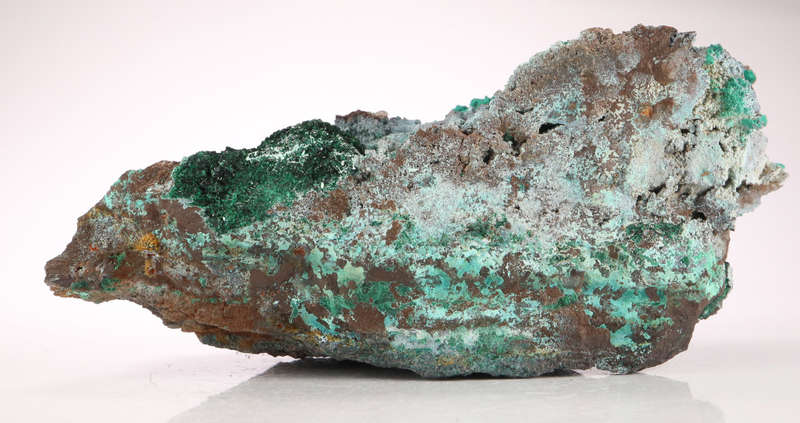 Malachite, Plancheite on Matrix, Lupoto Mine, DR Congo