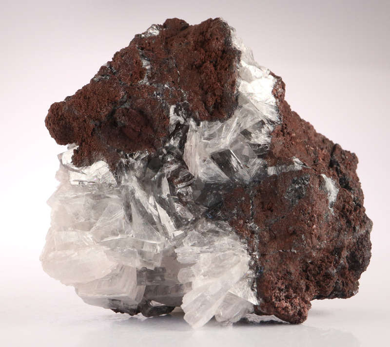 Hydroxyapophyllite on Matrix, N'Chwaning II, Northern Cape, South Africa