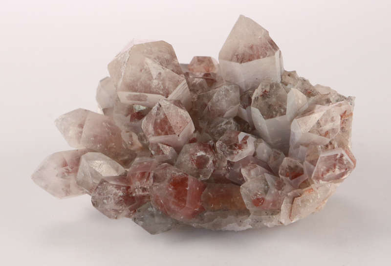 Hematite in Quartz Cluster, Orange River Area, Northern Cape, South Africa