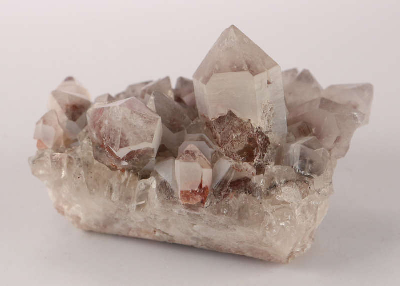 Hematite in Quartz Cluster, Orange River Area, Northern Cape, South Africa