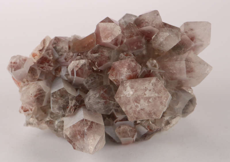 Hematite in Quartz Cluster, Orange River Area, Northern Cape, South Africa