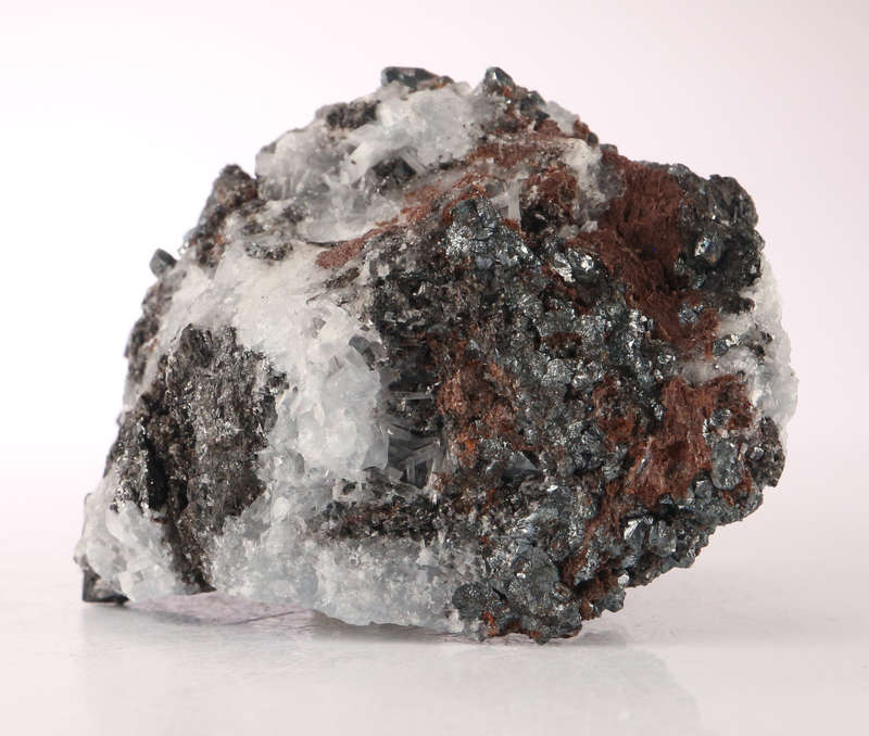Celestine on Hausmannite, N'Chwaning II, Northern Cape, South Africa