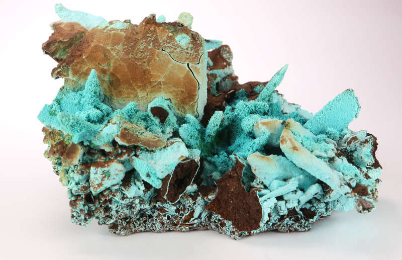 Malachite after Azurite , Lupoto Mine, DR Congo