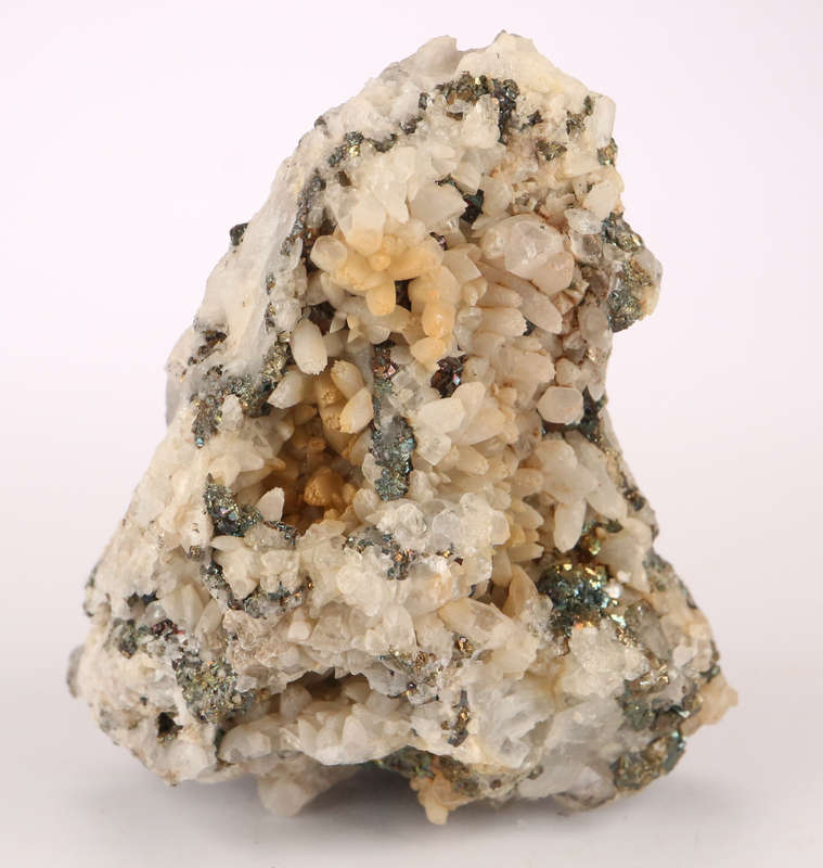 Pyrite on Quartz, N'Chwaning II, Northern Cape, South Africa
