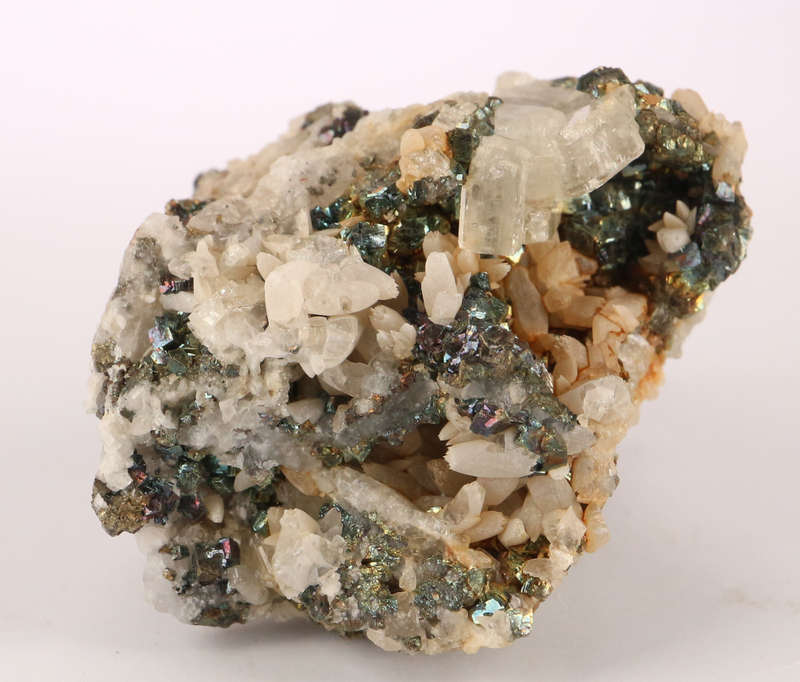 Pyrite on Quartz, N'Chwaning II, Northern Cape, South Africa