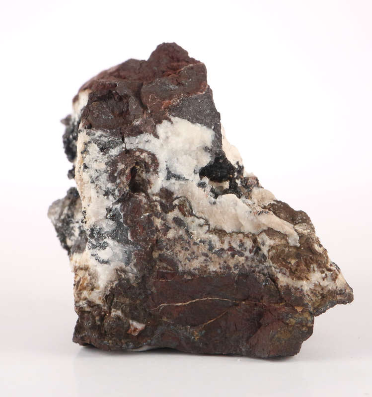 Calcite on Hematite, N'Chwaning II, Northern Cape, South Africa