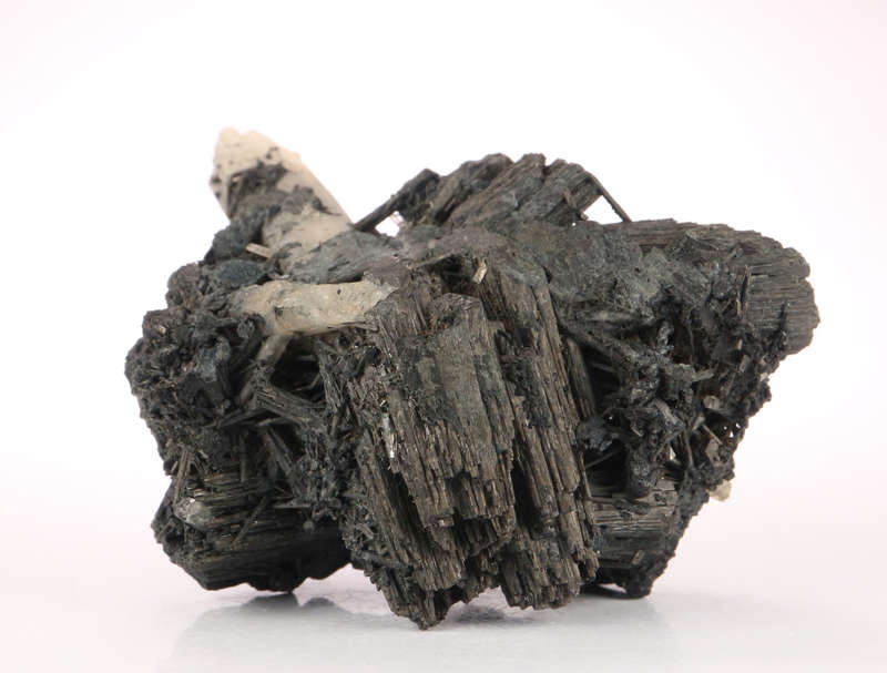 Goshenite on Schorl Cluster, Erongo Mnt Region, Namibia