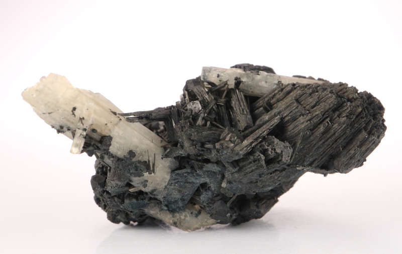 Goshenite on Schorl Cluster, Erongo Mnt Region, Namibia