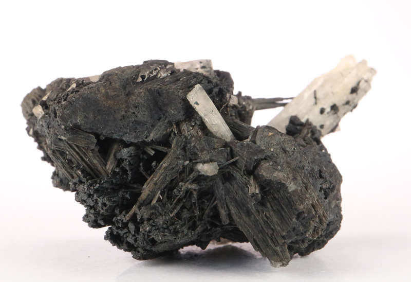 Goshenite on Schorl Cluster, Erongo Mnt Region, Namibia
