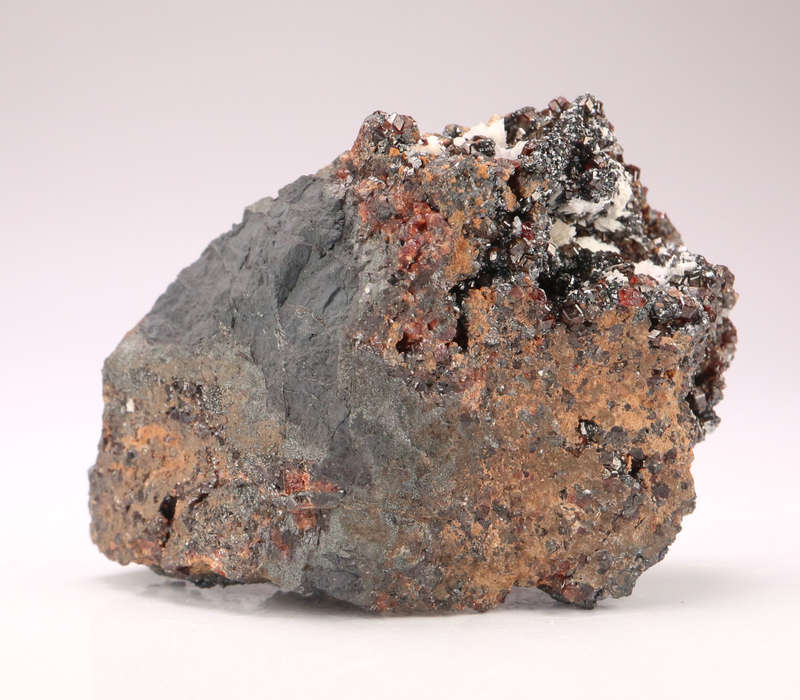 Baryte on Andradite on Matrix, N'Chwaning II, Northern Cape, South Africa