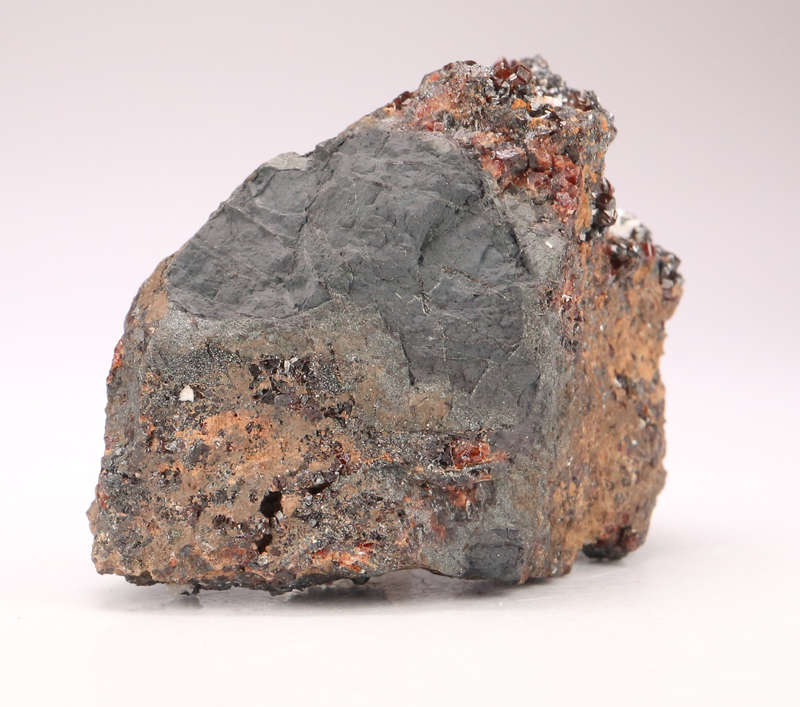 Baryte on Andradite on Matrix, N'Chwaning II, Northern Cape, South Africa