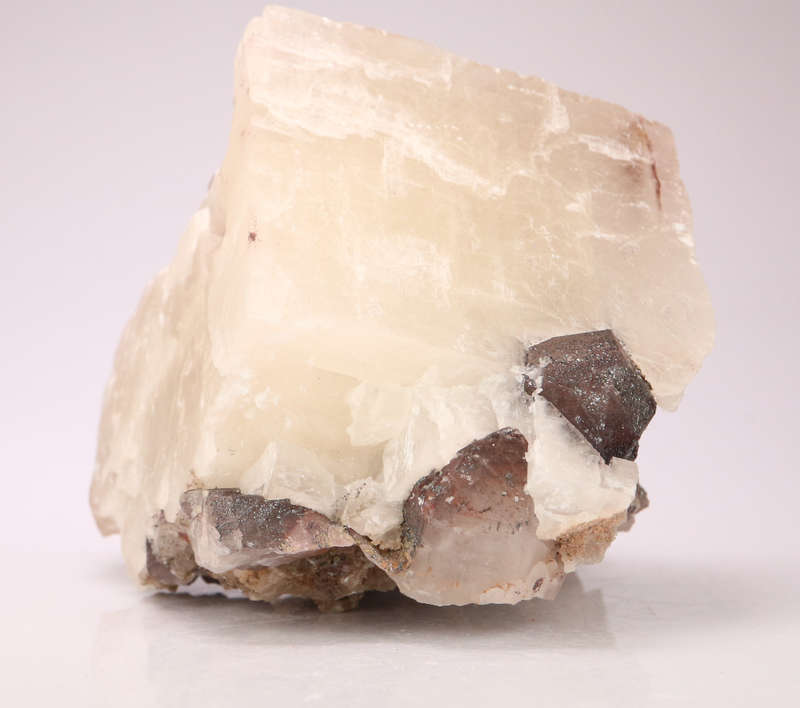 Calcite on Hematite incl Quartz, Orange River Area, Northern Cape, South Africa