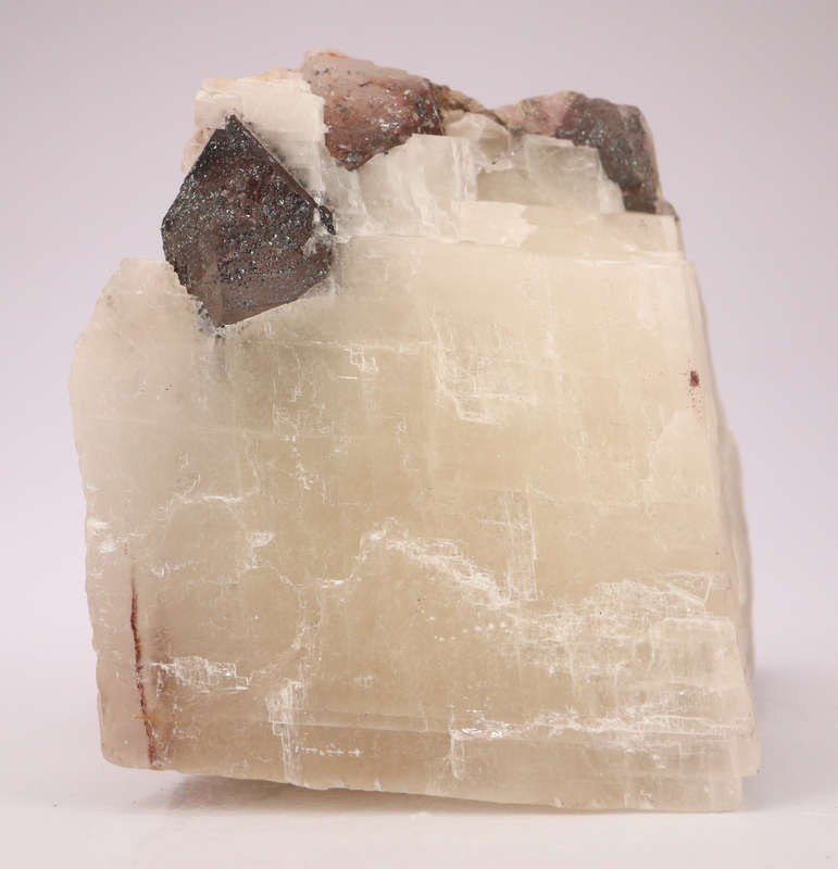 Calcite on Hematite incl Quartz, Orange River Area, Northern Cape, South Africa