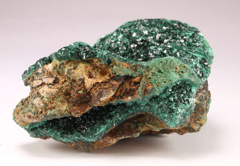 Malachite on Matrix, Mashamba West Mine, DRC