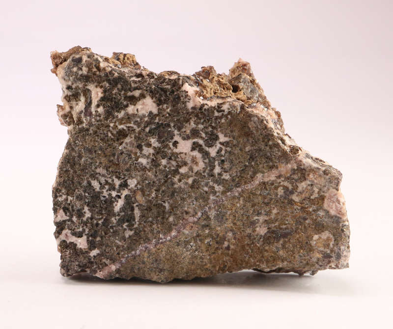 Gageite on Rhodochrosite on Matrix, N'Chwaning II, Northern Cape, South Africa
