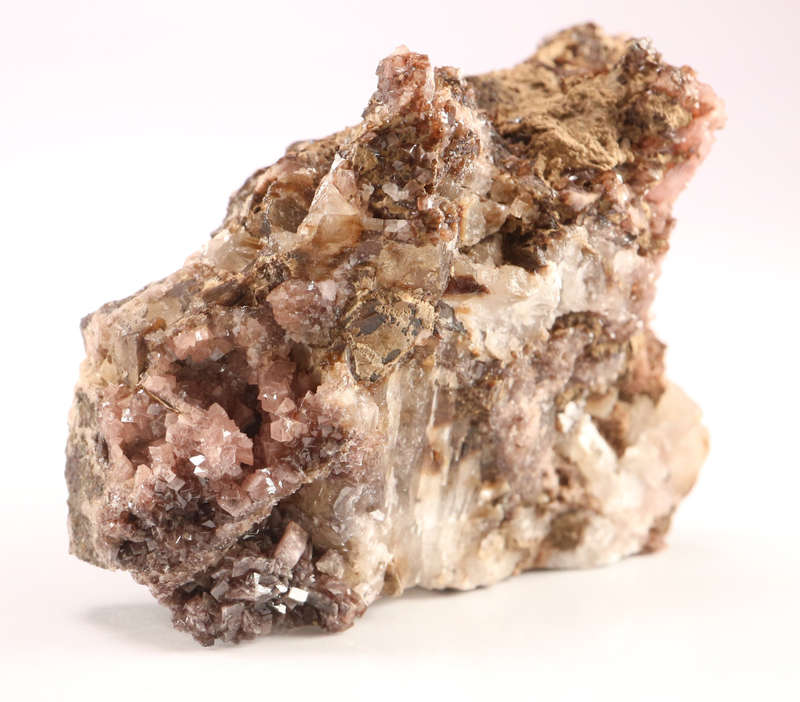 Gageite on Rhodochrosite on Matrix, N'Chwaning II, Northern Cape, South Africa