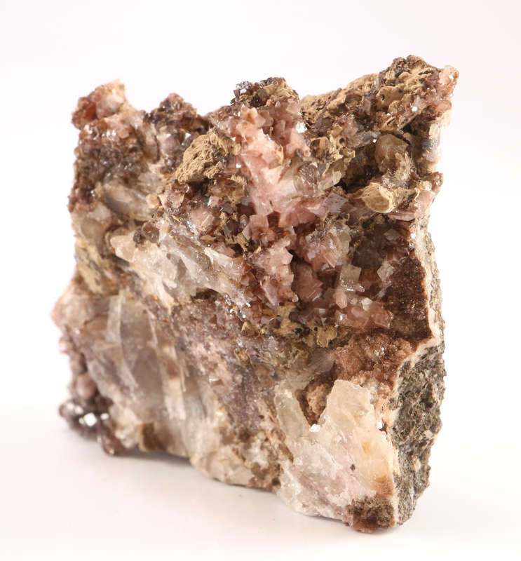 Gageite on Rhodochrosite on Matrix, N'Chwaning II, Northern Cape, South Africa