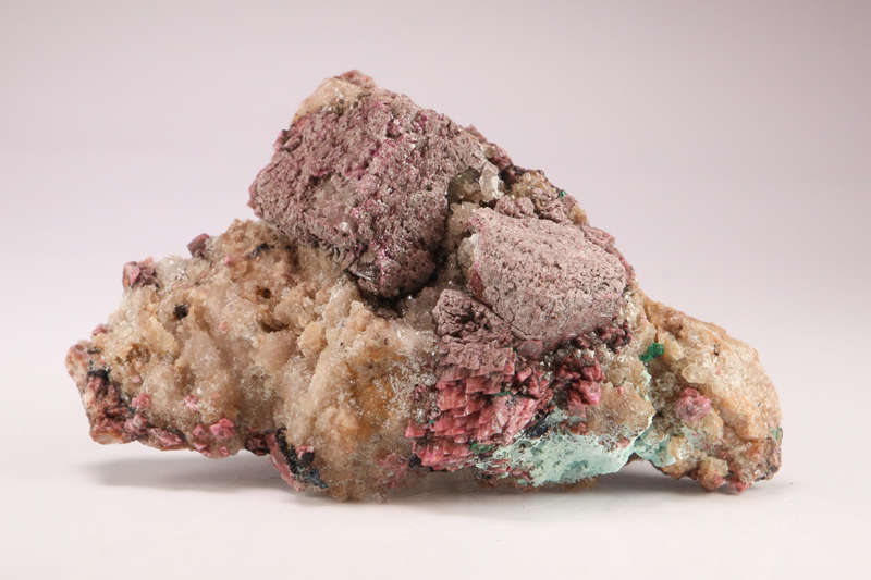 Cobaltoan Calcite on Matrix, Kakanda deposit, Lubudi, Lualaba, DR Congo