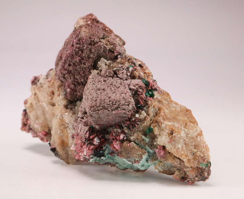 Cobaltoan Calcite on Matrix, Kakanda deposit, Lubudi, Lualaba, DR Congo