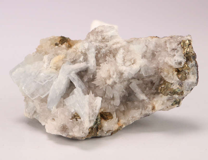 Pyrite on Baryte, N'Chwaning II, Northern Cape, South Africa
