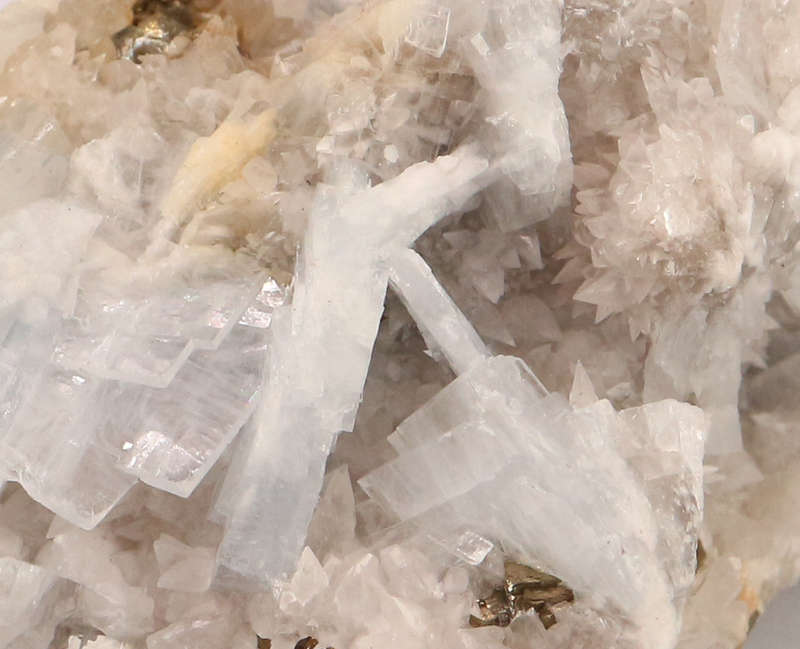 Pyrite on Baryte, N'Chwaning II, Northern Cape, South Africa