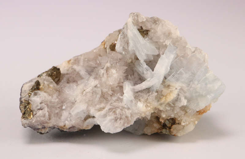 Pyrite on Baryte, N'Chwaning II, Northern Cape, South Africa