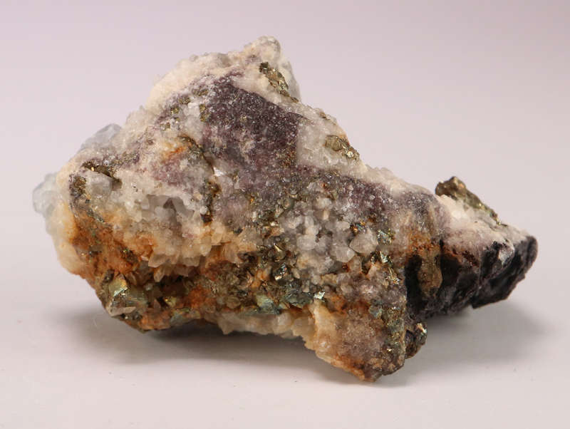 Pyrite on Baryte, N'Chwaning II, Northern Cape, South Africa