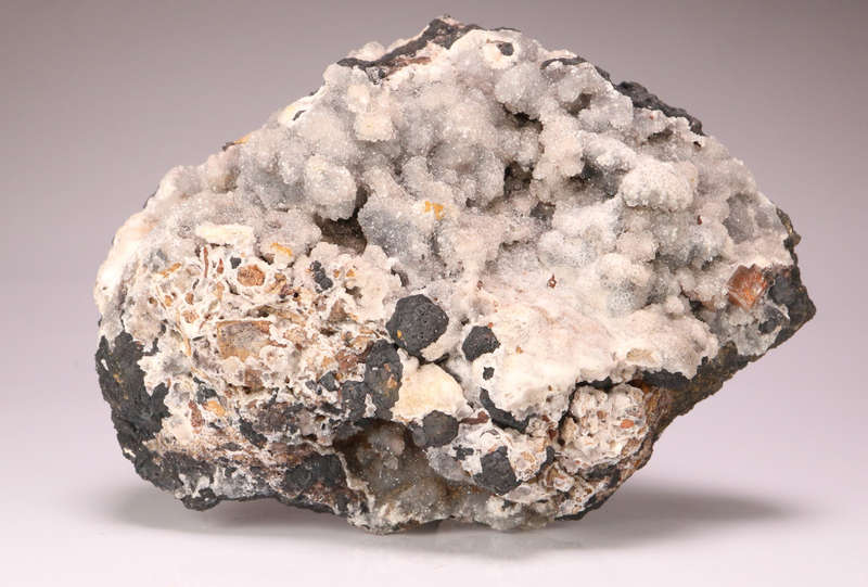 Goethite & Calcite on Matrix, N'Chwaning II, Northern Cape, South Africa