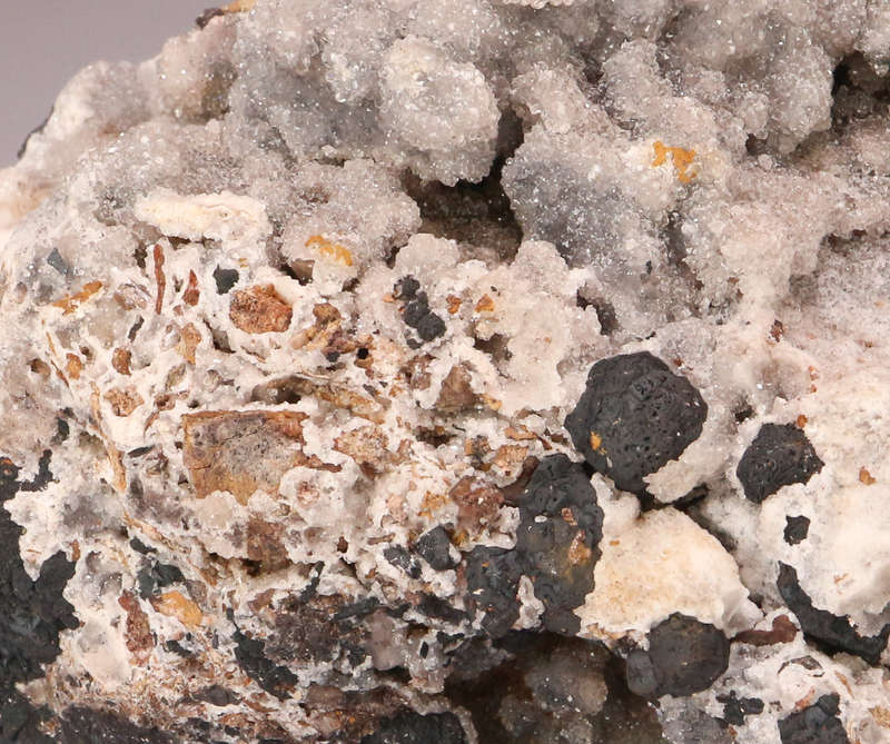 Goethite & Calcite on Matrix, N'Chwaning II, Northern Cape, South Africa