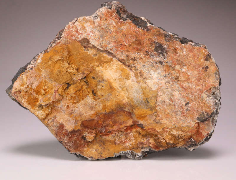 Goethite & Calcite on Matrix, N'Chwaning II, Northern Cape, South Africa