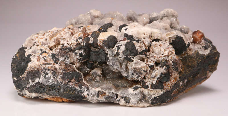 Goethite & Calcite on Matrix, N'Chwaning II, Northern Cape, South Africa