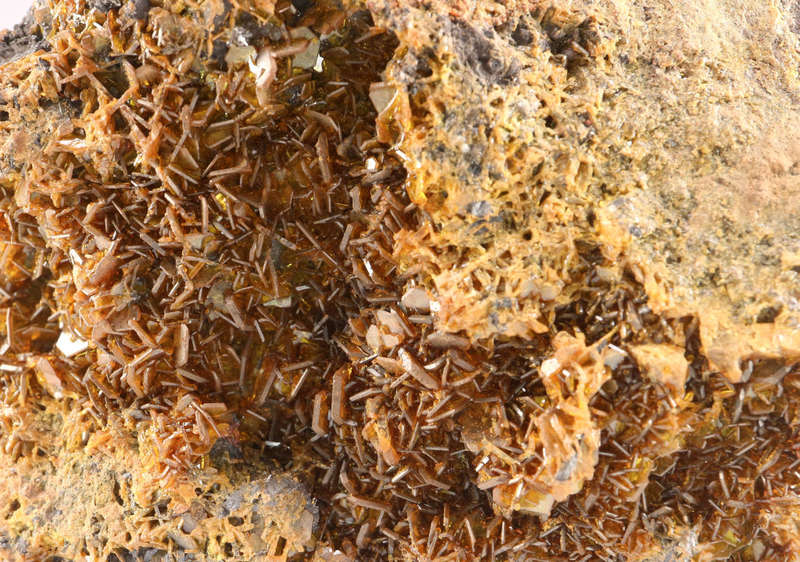 Sturmanite on Matrix, N'Chwaning II, Northern Cape, South Africa