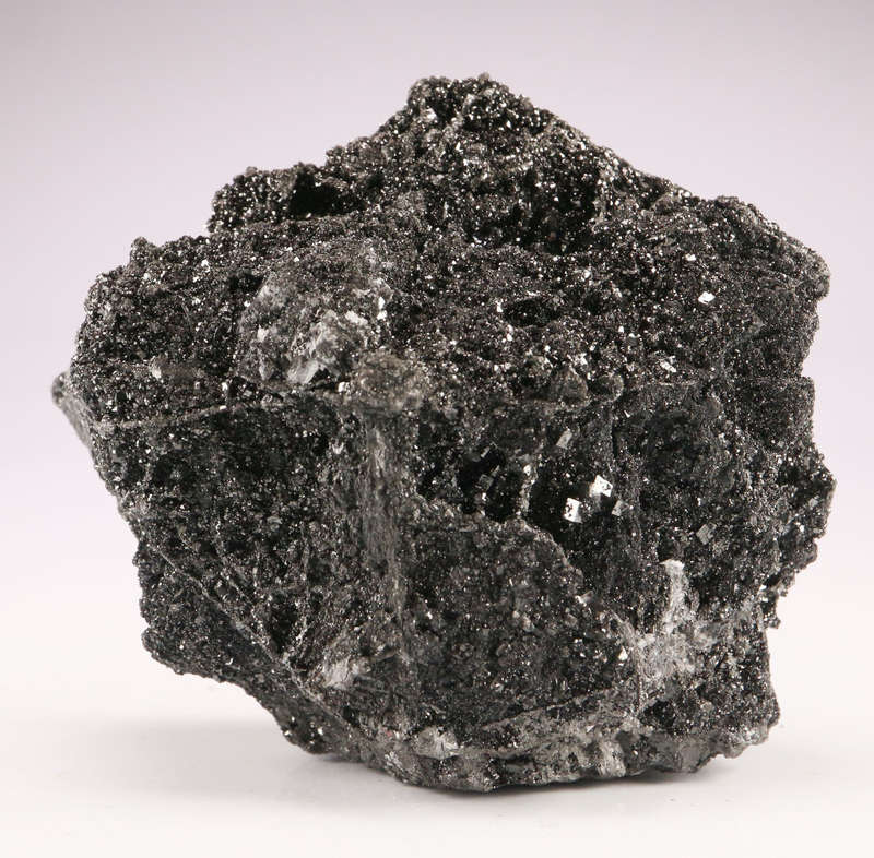Bixbyite on Matrix with Calcite, N'Chwaning II, Northern Cape, South Africa