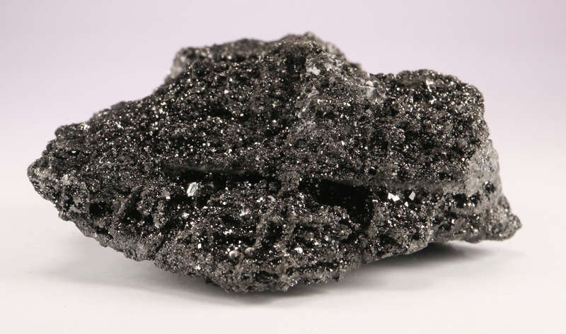 Bixbyite on Matrix with Calcite, N'Chwaning II, Northern Cape, South Africa