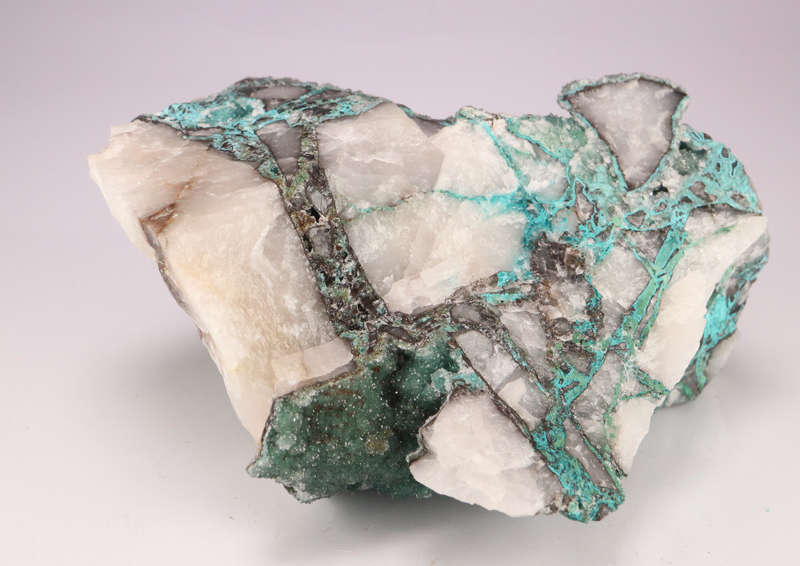 Quartz over Zincolibethenite on Quartz, Skorpion Mine, Karas Region, Namibia