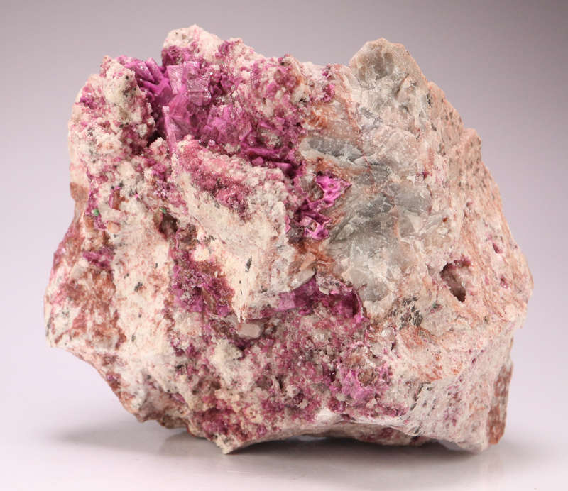Cobaltoan Calcite on Matrix, Tenke Fungurume, DR Congo