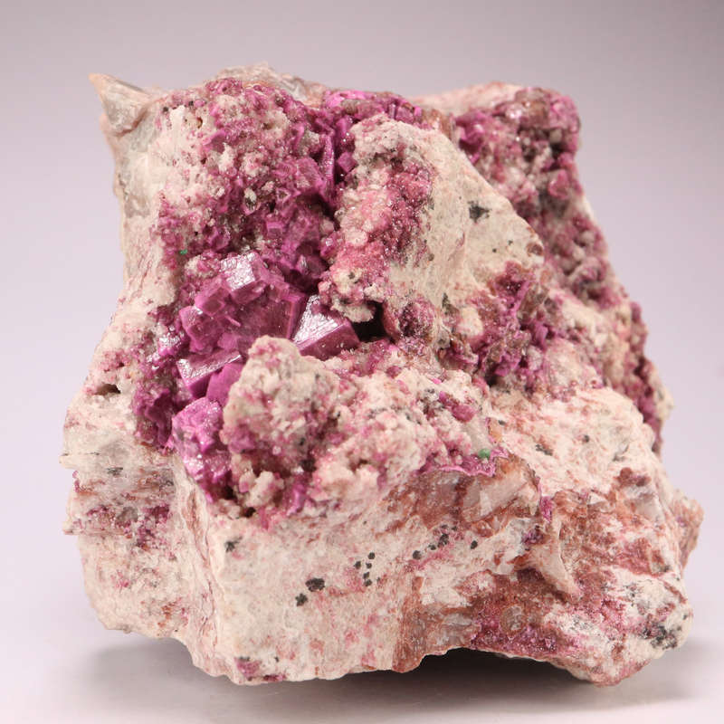 Cobaltoan Calcite on Matrix, Tenke Fungurume, DR Congo