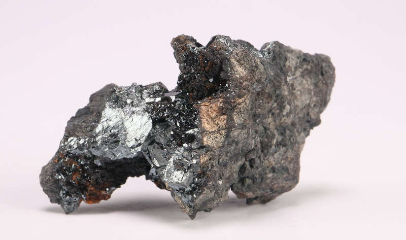 Calcite on Hematite Cluster, N'Chwaning II, Northern Cape, South Africa