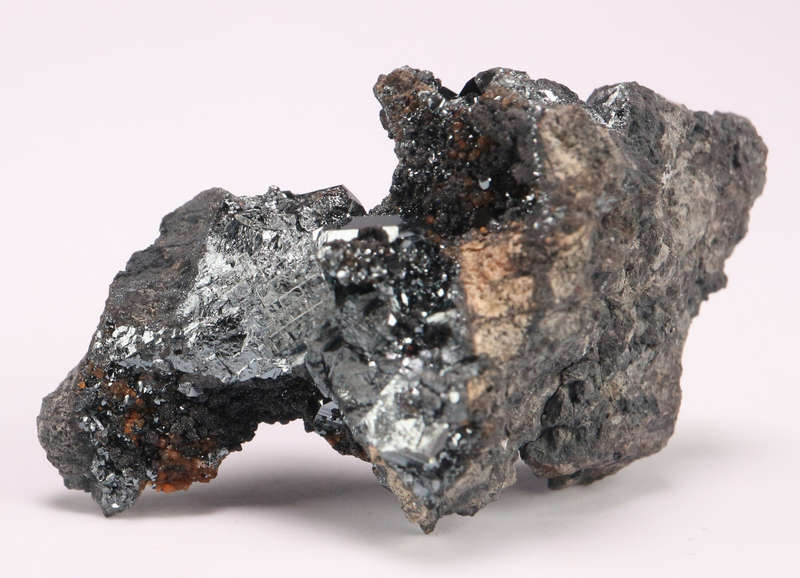 Calcite on Hematite Cluster, N'Chwaning II, Northern Cape, South Africa