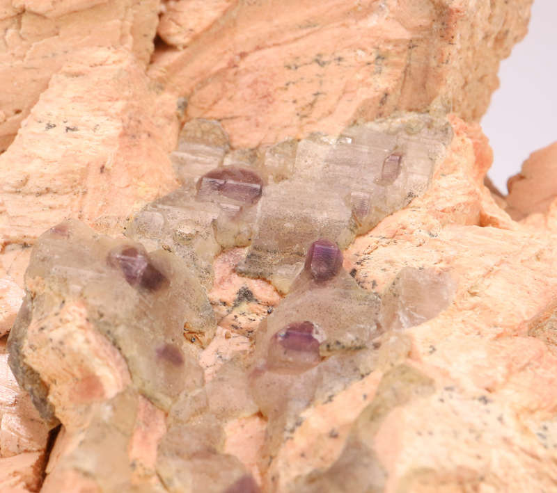 Amethyst and Feldpar Cluster, Brandberg Mnt, Namibia