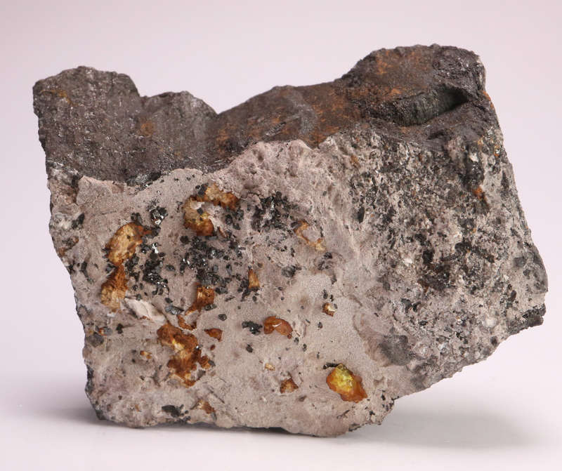 Sturmanite and Manganite on Matrix, N'Chwaning II, Northern Cape, South Africa