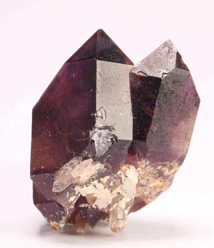 Amethyst incl Quartz Point, Gobobosebberge Mnt, Namibia