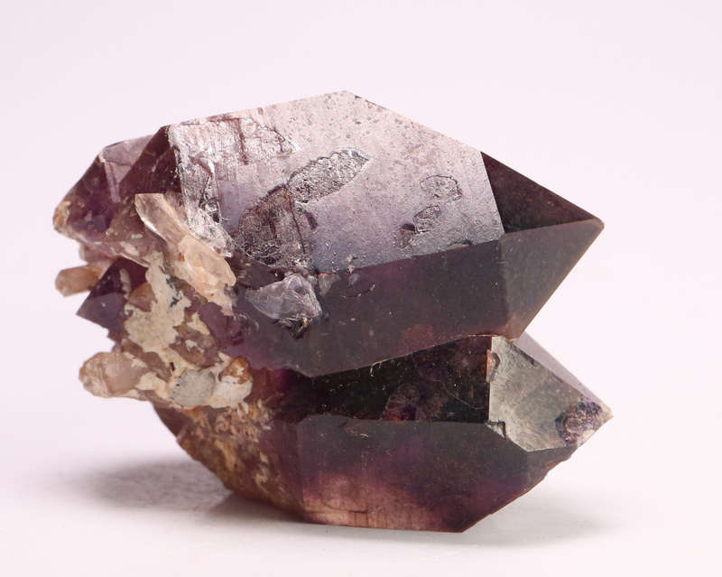 Amethyst incl Quartz Point, Gobobosebberge Mnt, Namibia