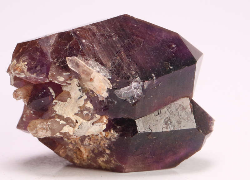 Amethyst incl Quartz Point, Gobobosebberge Mnt, Namibia