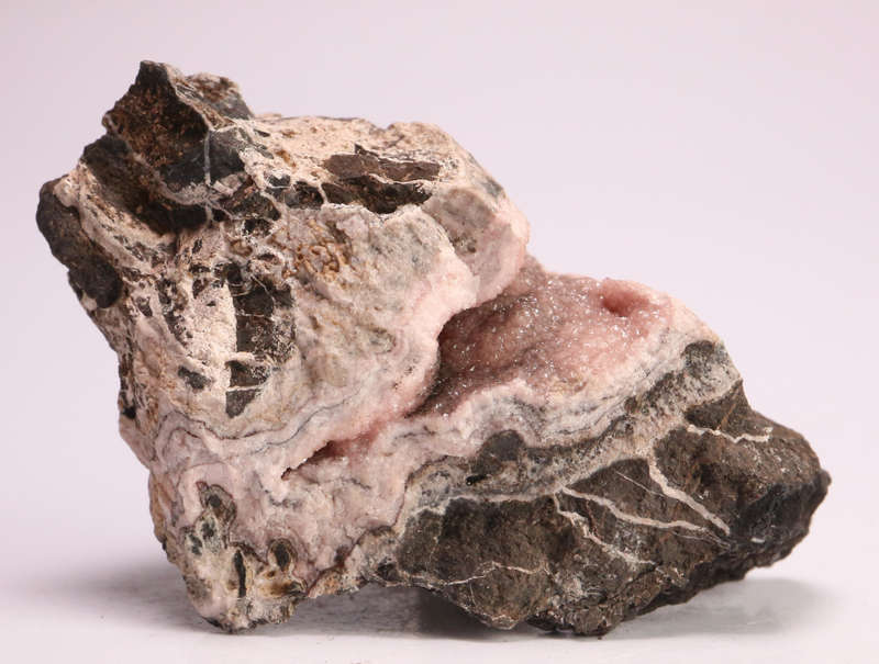 Rhodochrosite on Matrix, N'Chwaning II, Northern Cape, South Africa