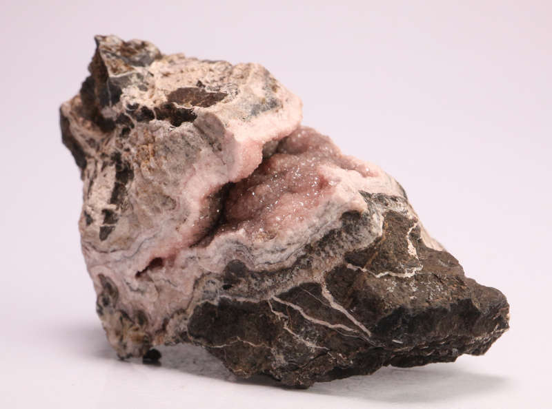 Rhodochrosite on Matrix, N'Chwaning II, Northern Cape, South Africa