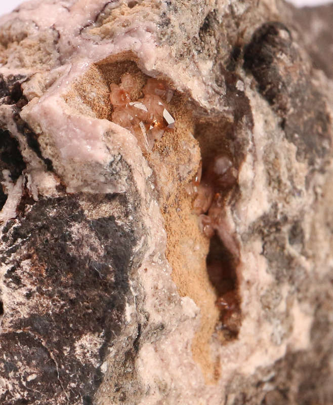 Rhodochrosite on Matrix, N'Chwaning II, Northern Cape, South Africa